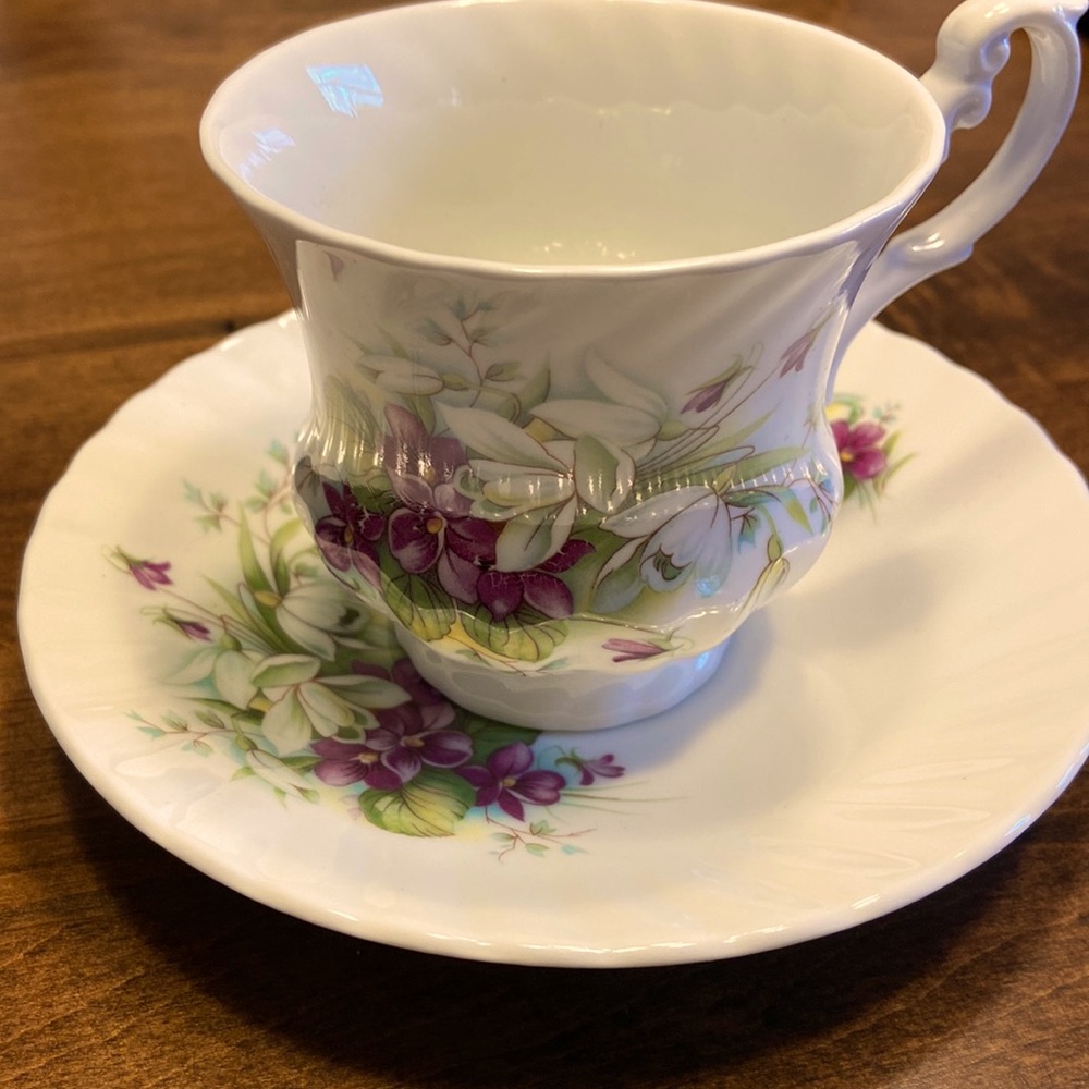 Vintage Royal Dover China Teacup and Saucer.